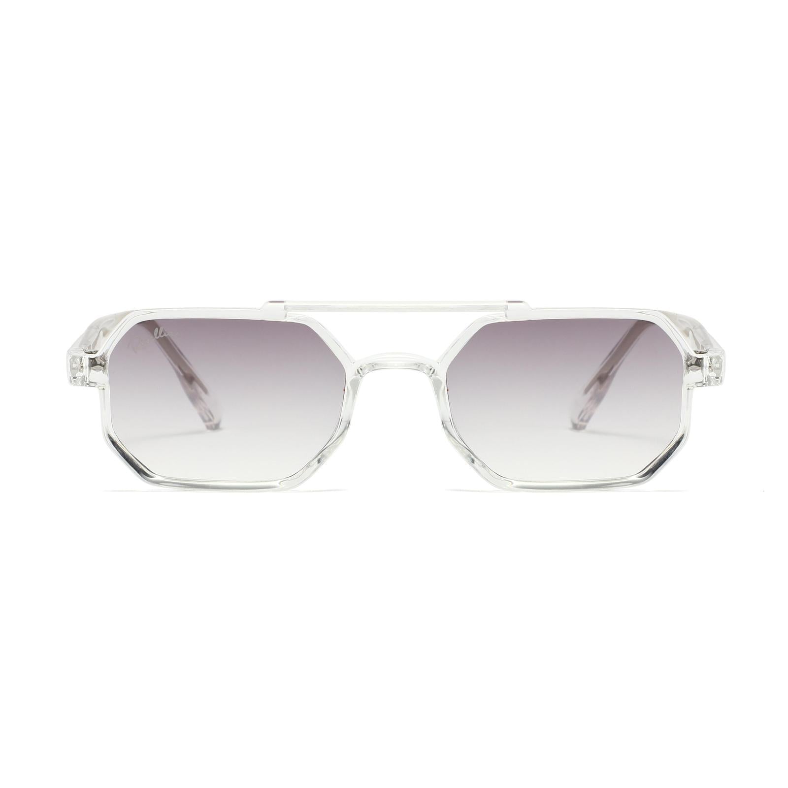 Lunettes de soleil LYARA Clair & Gris Clair - Rivellia®