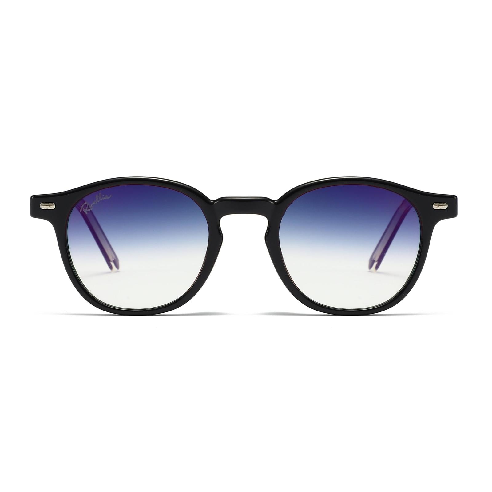 Lunettes de soleil ZENITH Noir & Miroir Rouge - Rivellia®