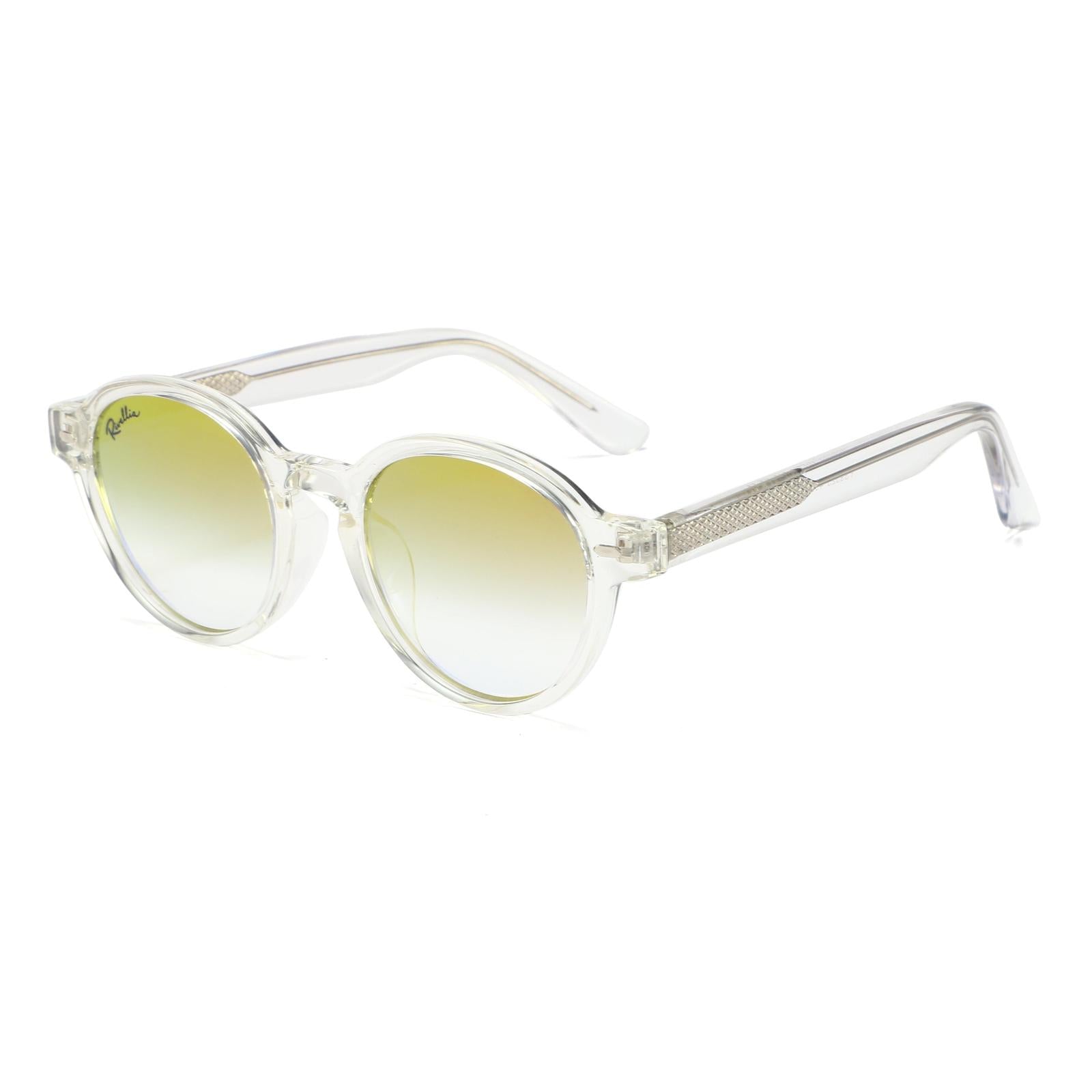 Lunettes de soleil NOVA Clair & Miroir Jaune - Rivellia®