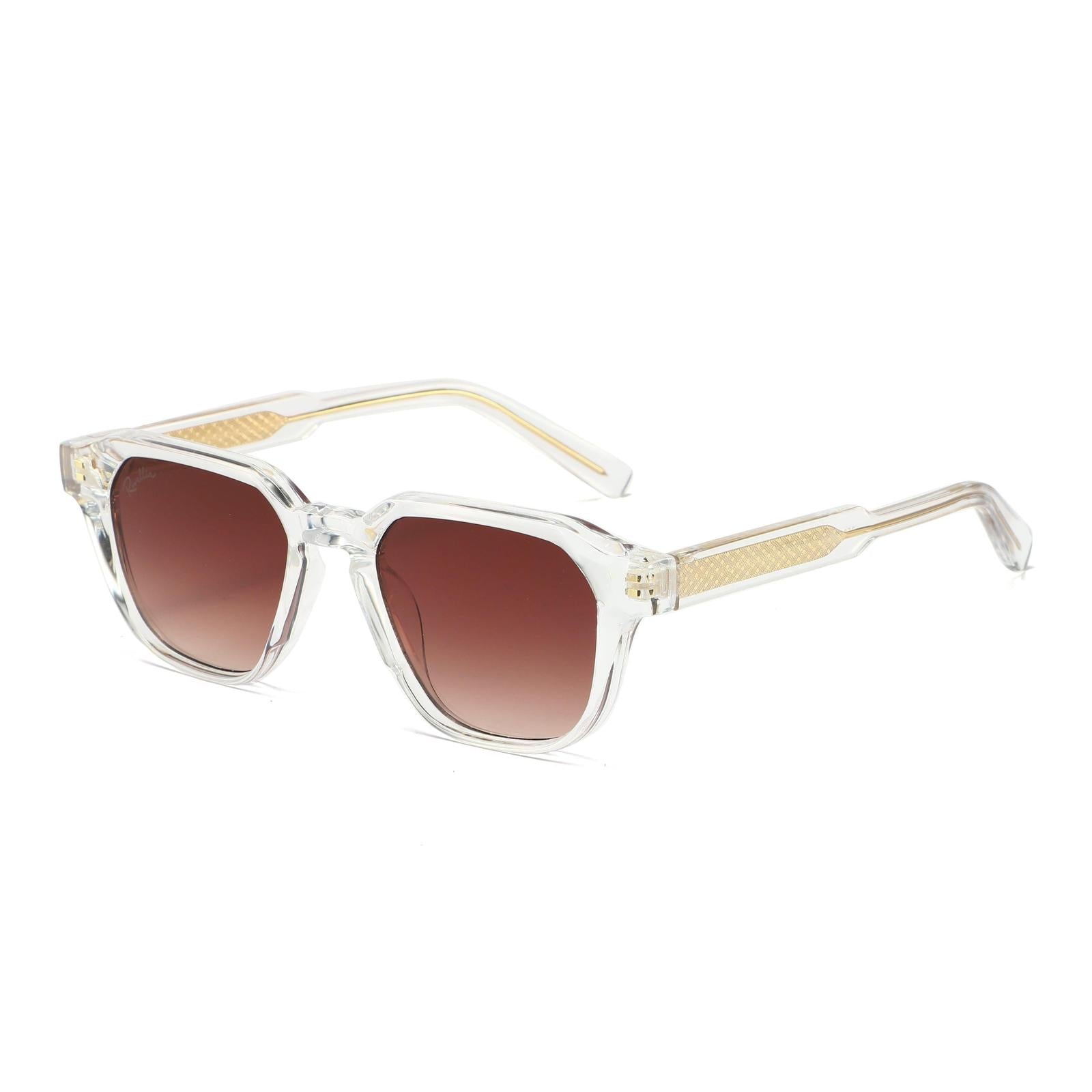 Lunettes de soleil ISKA Clair & Marron - Rivellia®