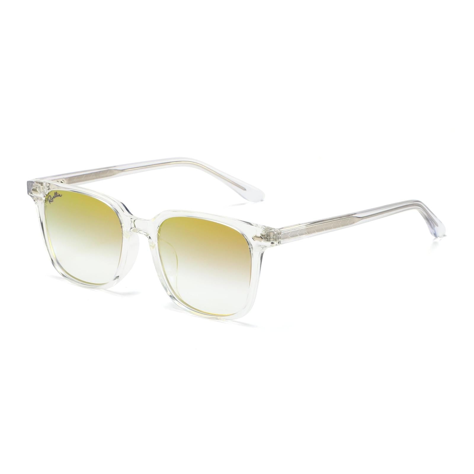 Lunettes de soleil MIRAGE Clair & Miroir Jaune - Rivellia®