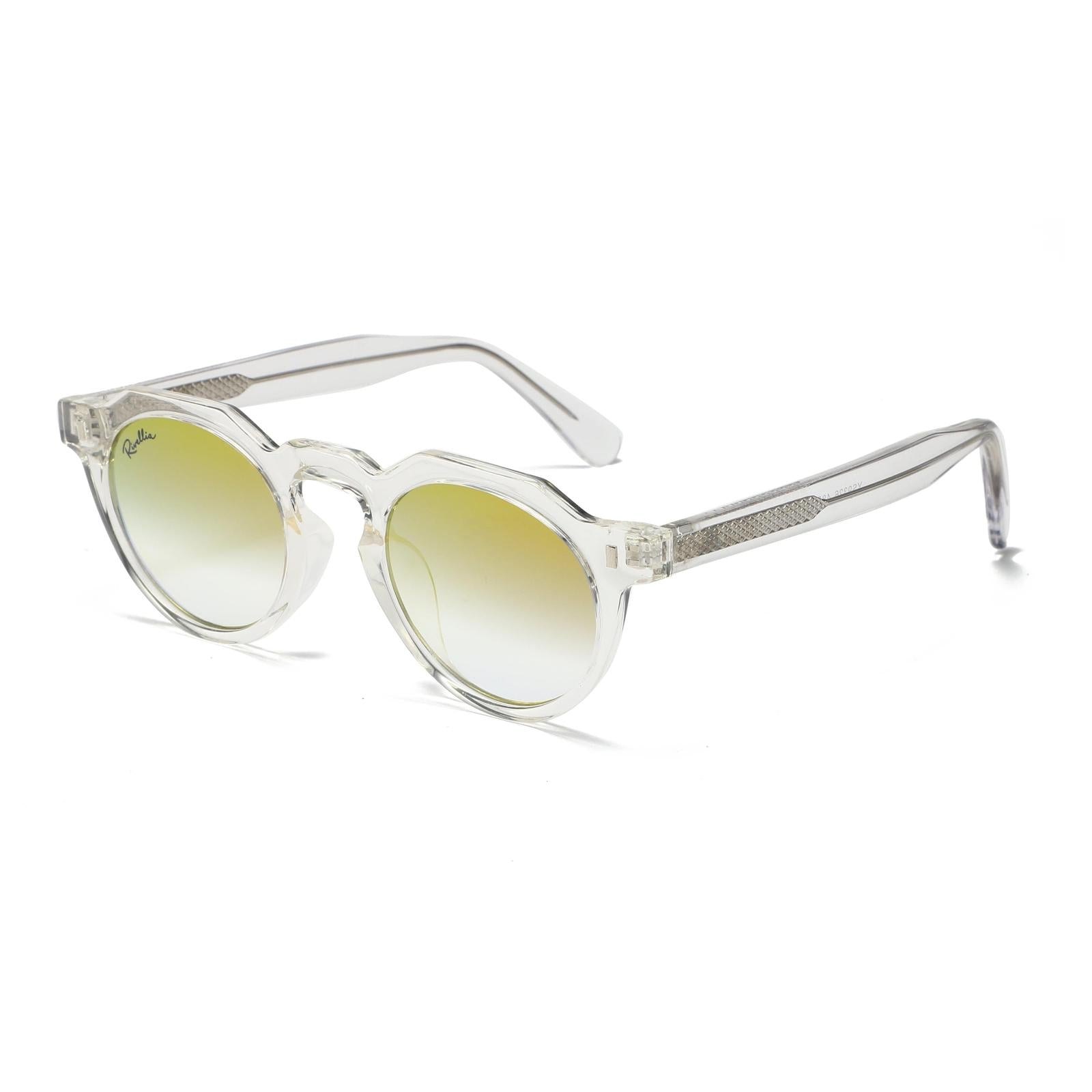 Lunettes de soleil DUNE Clair & Miroir Jaune - Rivellia®