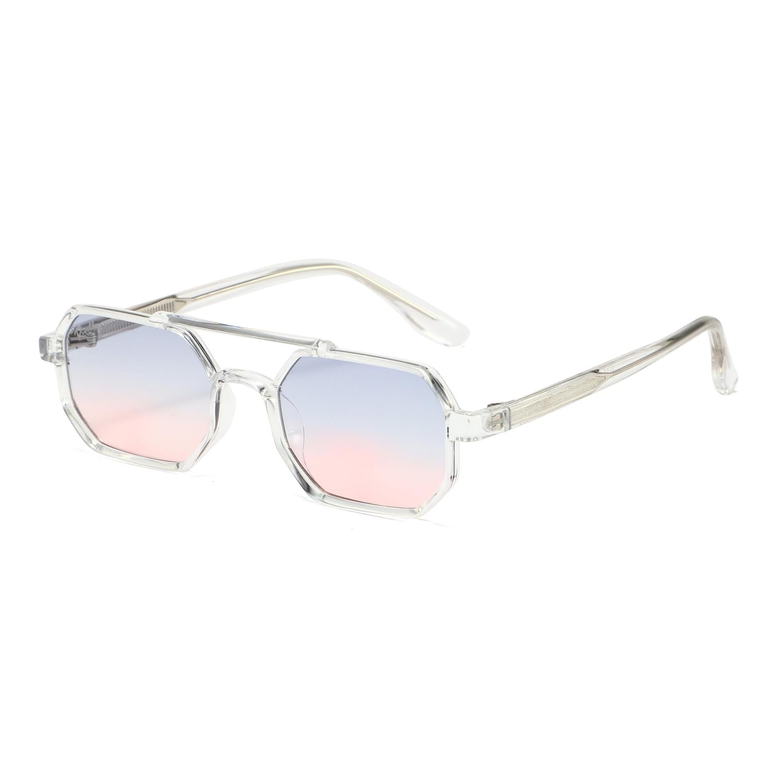Lunettes de soleil LYARA Clair & Violet Dégradé - Rivellia®
